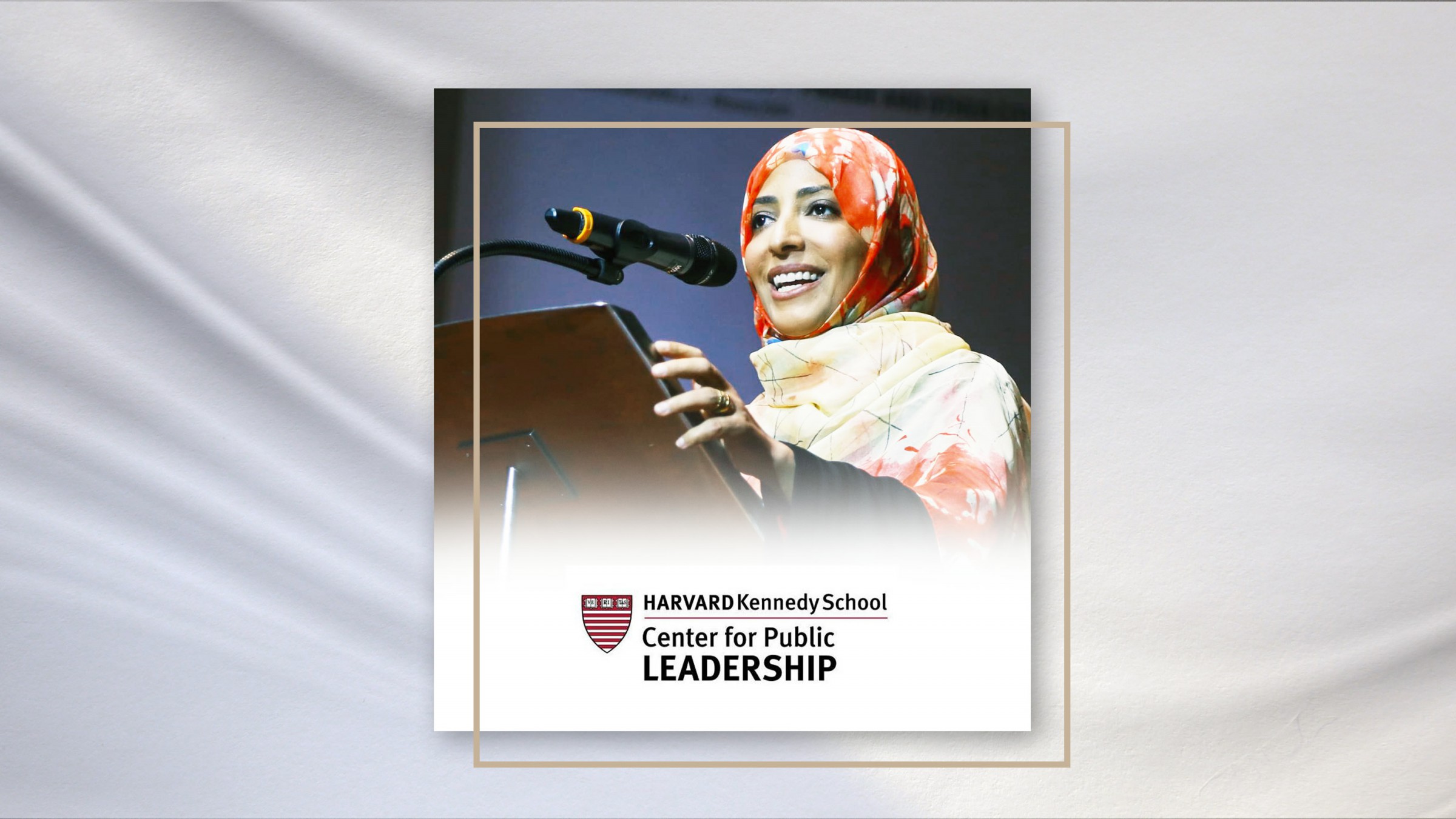 Speech by Mrs. Tawakkol Karman at Harvard University