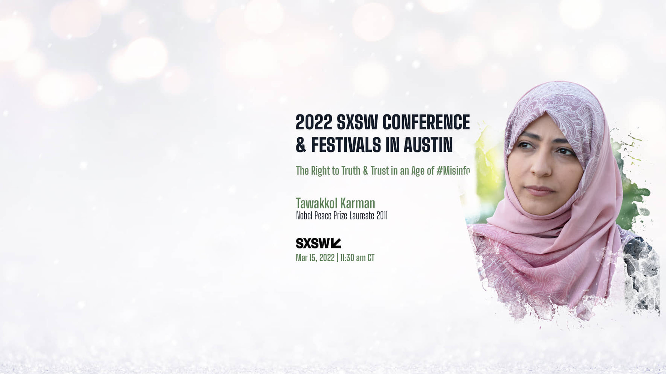 Tawakkol Karman heads to Texas to participate in annual Austin Festival