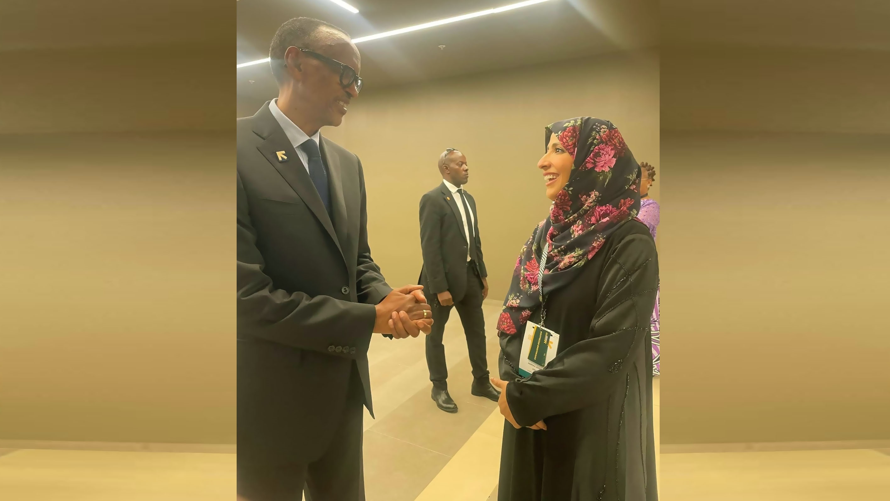 Tawakkol Karman meets President Kagame during Women Deliver 2023 