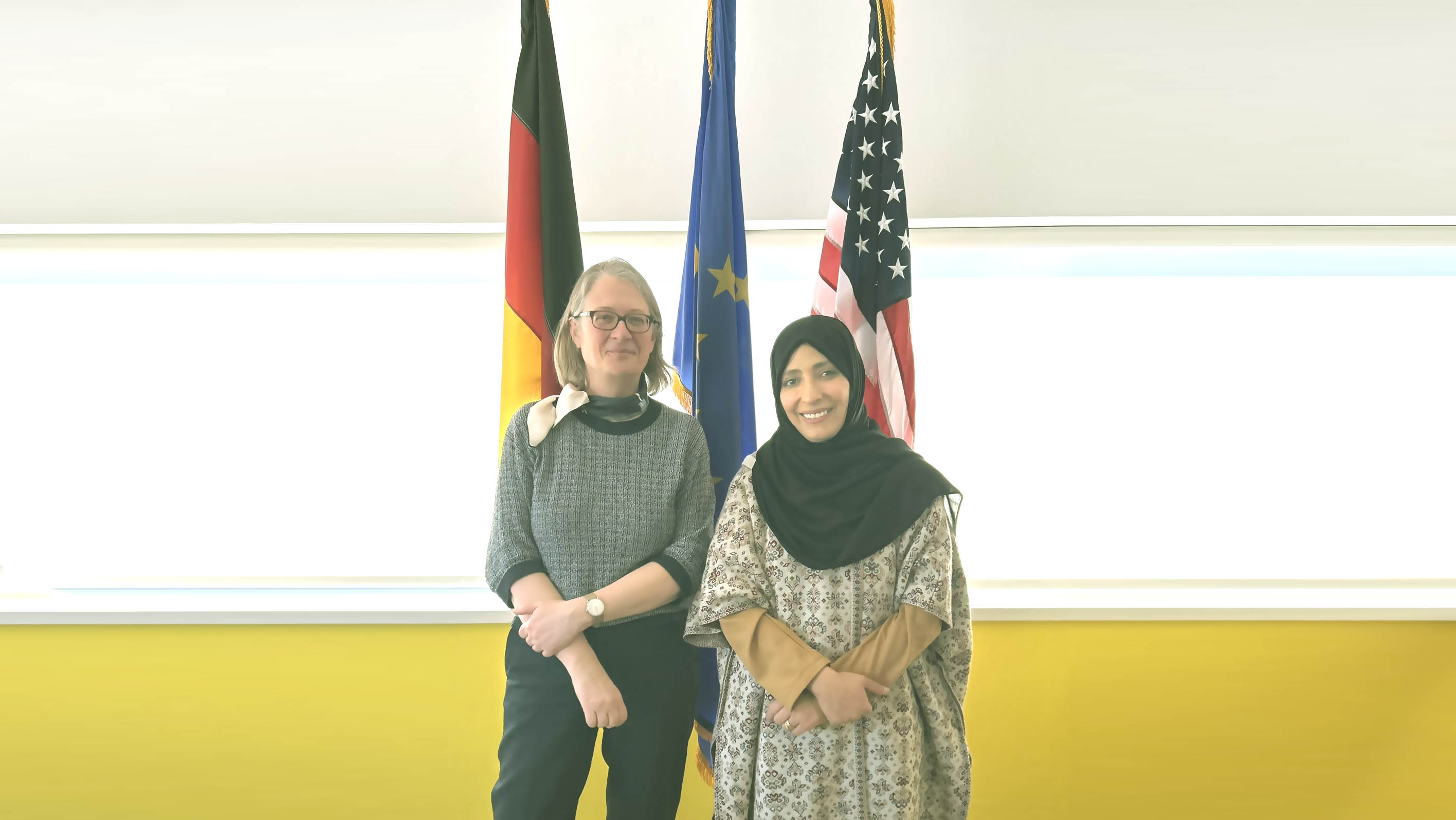 Nobel laureate meets with German Consul General in Boston