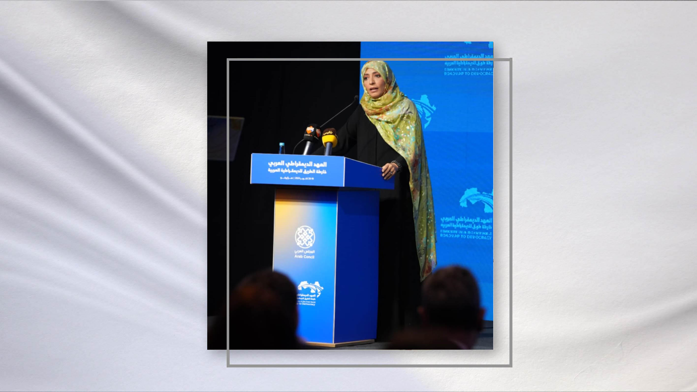 Tawakkol Karman speech on Sarajevo conference on democracy in the Arab world